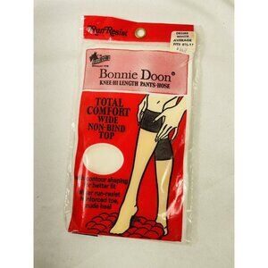 Bonnie Dune Knee Hi PANTYHOSE HOSIERY STOCKING Desire White Size Average 8.5-11
